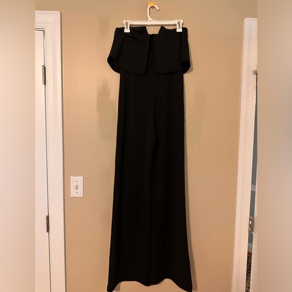 Black Lulus Strapless Jumpsuit - Picture 9 of 9